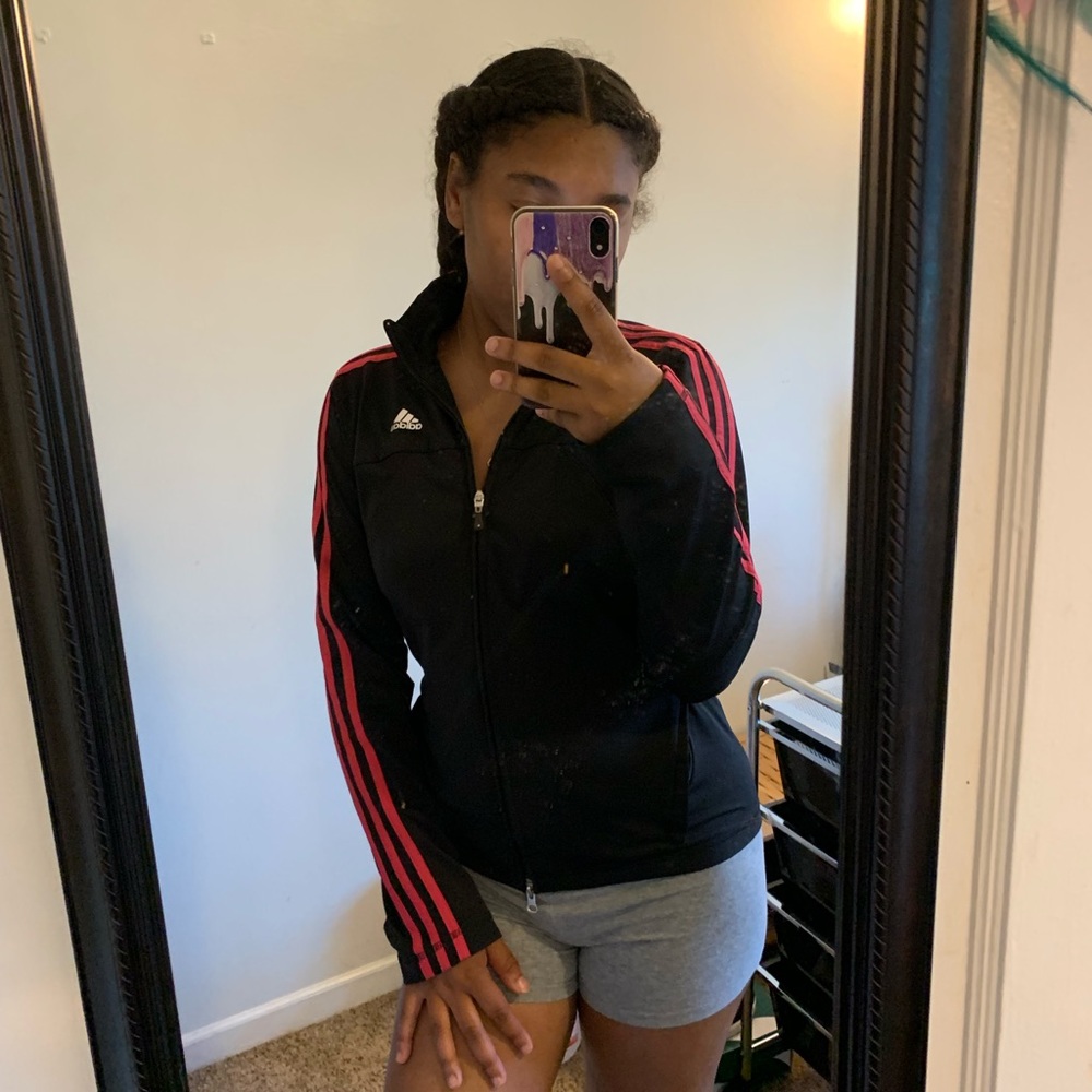 Pink adidas jacket